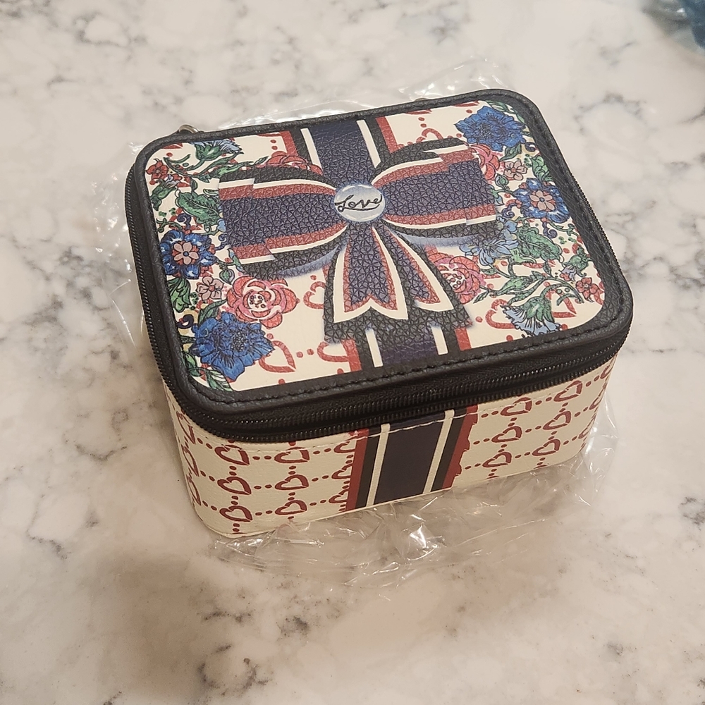 BRIGHTON small jewelry box BE BEAUTIFUL travel case NEW